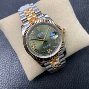 Rolex Rose Gold Log Diamond Ring