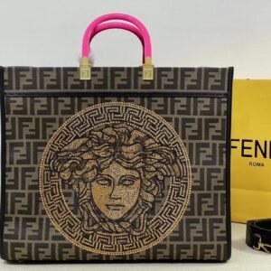 Fendi X Versace Co-Branded Retro Toy Bag