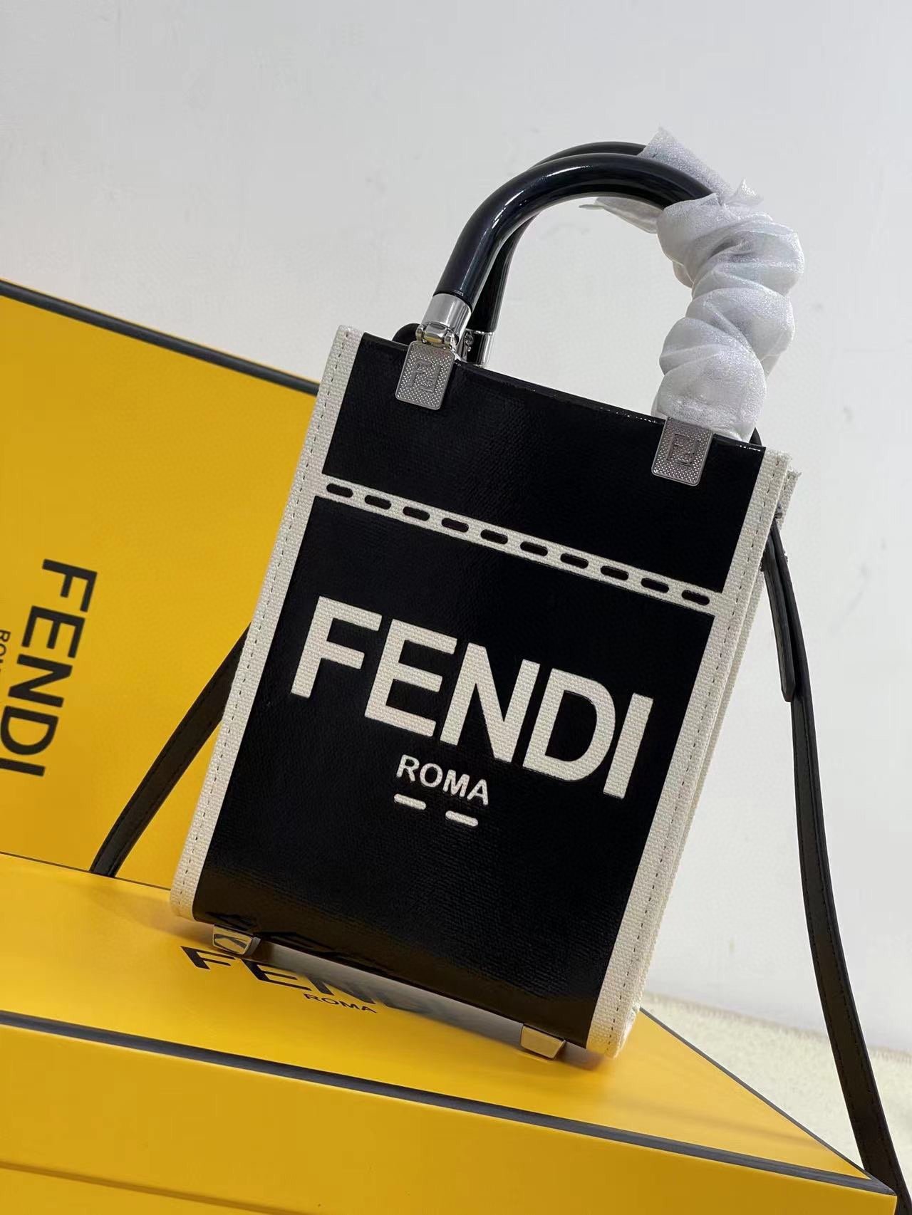 Fendi Sunshine Mini Tote Bag - Image 3