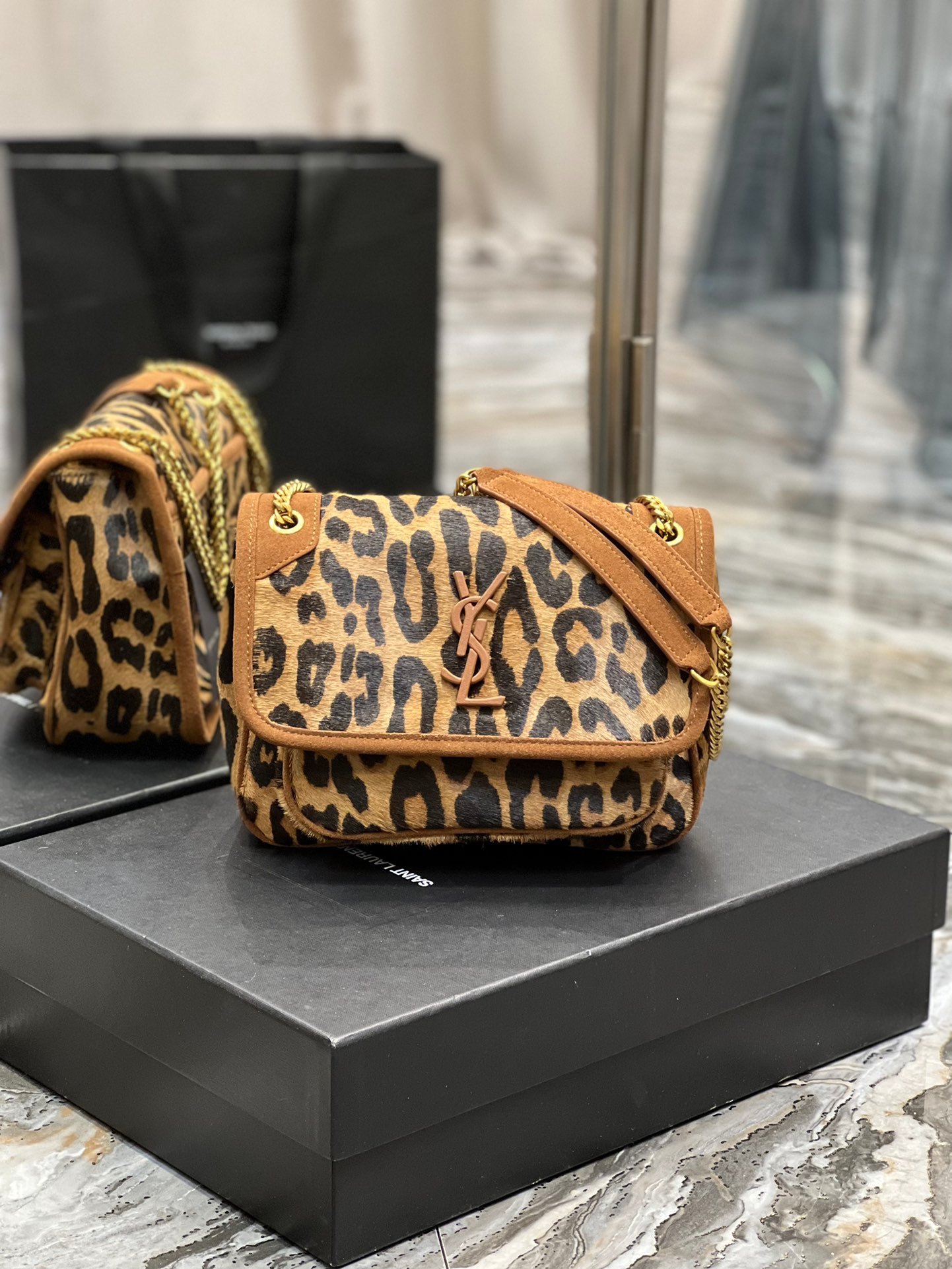 Leopard Print Handbag